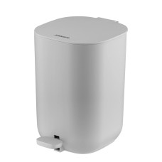 Смітник Ardesto Vigor з педаллю, 3 л, поліпропілен, сірий ARHB3602G