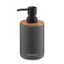 Набір для ванної кімнати Ardesto Minimalism 360мл, 3 предмета, поліпропілен, бамбук, темно-сірий ARHB3110GB