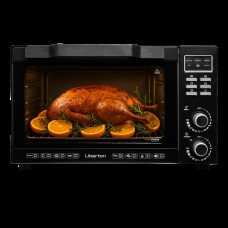 Електродуховка 50л.LIBERTON Вертел Гриль Конвекція LEO-501E Black