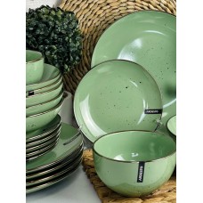 Сервиз 30 предметов зеленый Ardesto Bagheria Pastel green