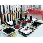 Столовый сервиз Luminarc Authentic Black White 6195e (19 пр)
