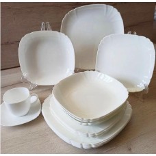 Франція білизняний столовий сервіз на 18 предметів Luminarc Lotusia H3527