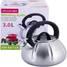 Чайник зі скляною кришкою 3,0 л Kamille KM-0671 А