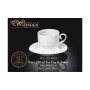 Чашка для чаю з блюдцем 220 мл. біла фарфоровa Wilmax wl-993009