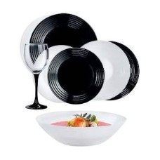 Сервиз столовый Luminarc harena black&white, 24 пр