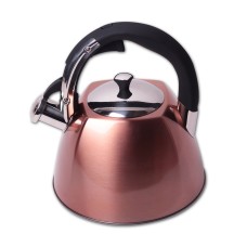 Чайник з нержавіючої сталі зі свистком 3 л Kamille KM-0697
