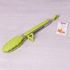 Щипці Kamille Delight 23 см силіконові з металевою ручкою 7511