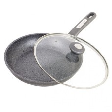 Сковорода индукционная 26 см алюминий и гранит kamille 4272gr