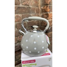 Чайник 3 литра kamille 0695 an со свистком СЕРЫЙ