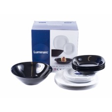 Сервиз столовый Luminarc carine granite and black 19 предметов n7669