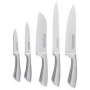 Набор ножей ( нож Сантоку )  Kamille 6 предметов из нержавеющей стали KM-5131