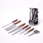 Набор ножей на подставке Kamille 5139