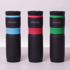 Термокружка 900 мл Kamille з TPR-вставкою KM-2068