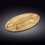 Блюдо бамбукове 3 секції Wilmax Bamboo 40,5х23 см WL-771040