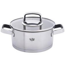 Кастрюля 2 л со стеклянной крышкой 26-188-114 Krauff