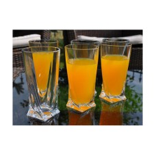 Склянки для води Bohemia Quadro 350мл - 6шт