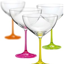 Набор бокалов\ креманок  340 мл Boh.Neon Frozen. 4 шт 168816