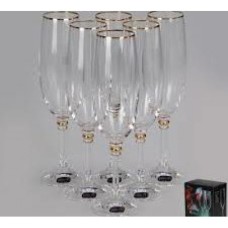 Набор бокалов для шампанского Boh.Olivia.190мл(20314)-6шт 172159