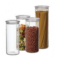 Набір банок для зберігання з кришкою Simax 4пр (s183)