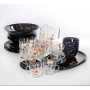 Сервиз столовый LUMINARC CARINE MINUET BLACK, 46 предметов N8126