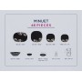 Сервиз столовый LUMINARC CARINE MINUET BLACK, 46 предметов N8126