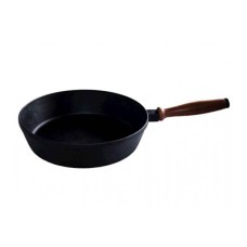 Чугунная сковорода 240х60 мм с ручкой ТМ Чугунок