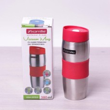 Термокружка Kamille 380мл из нержавеющей стали