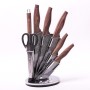 Набор кухонных ножей на подставке Kamille 8 предметов 5136