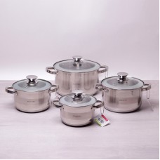 Набор посуды Kamille 8 предметов из нержавеющей стали 4503 S