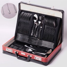 Набор столовых приборов из нержавеющей стали в кейсе 72 пр Kamille KM-5215А
