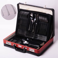 Набор столовых приборов из нержавеющей стали в кейсе 72 пр Kamille KM-5215B