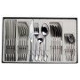 Набор столовых приборов 24 предмета из нержавеющей стали KM-5328
