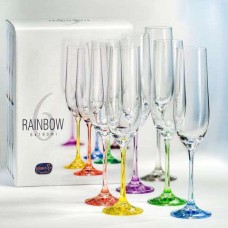 Набор бокалов для шампанского Bohemia Rainbow
