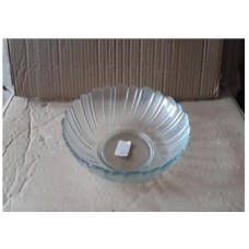 Салатник прозорий скляний 17,5 см