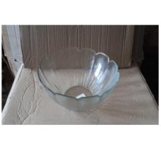 Салатник прозорий скляний 21,5 см