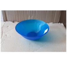 Салатник скляний синій 16 см