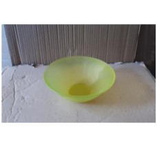 Салатник скляний зелений 16 см