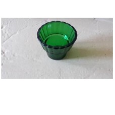 Салатник скляний зелений 7 см